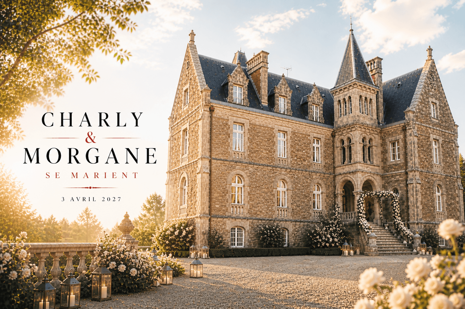 Charly & Morgane se marient — Château du Deffay
